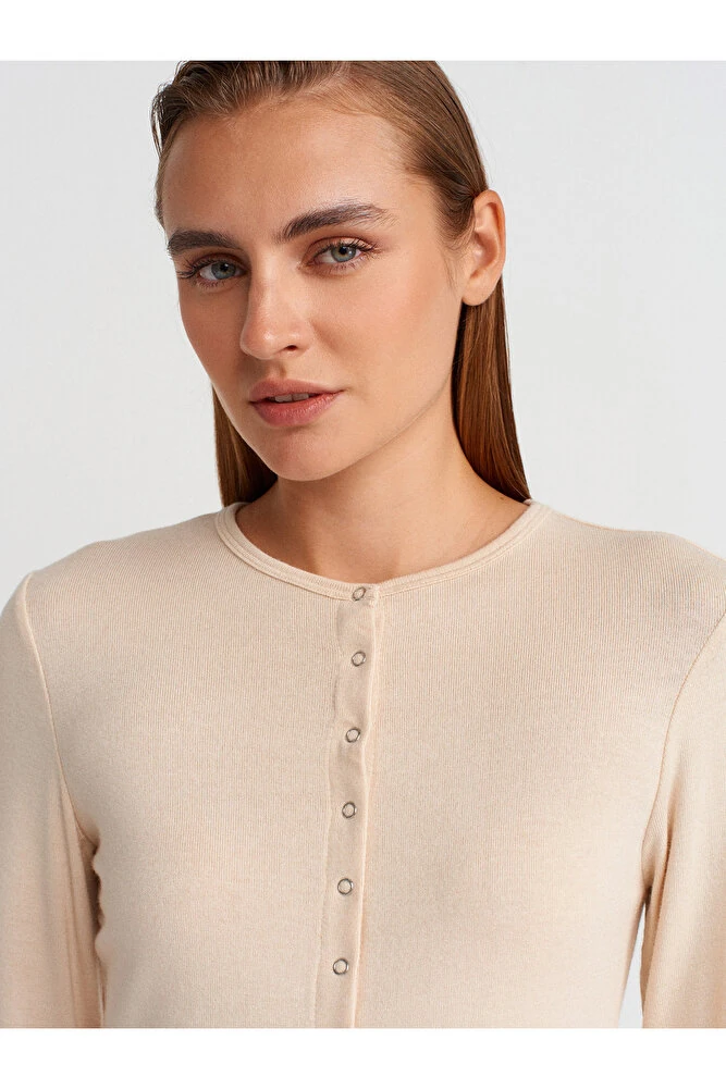 32055 Uzun Kollu Hırka-Taş