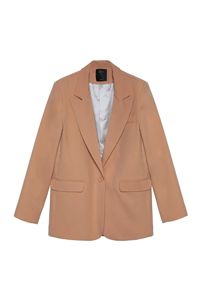 Blazer Ceket Taş - camel