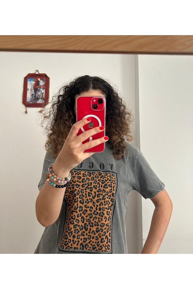 VOUGE Baskılı Kadın T-Shirt