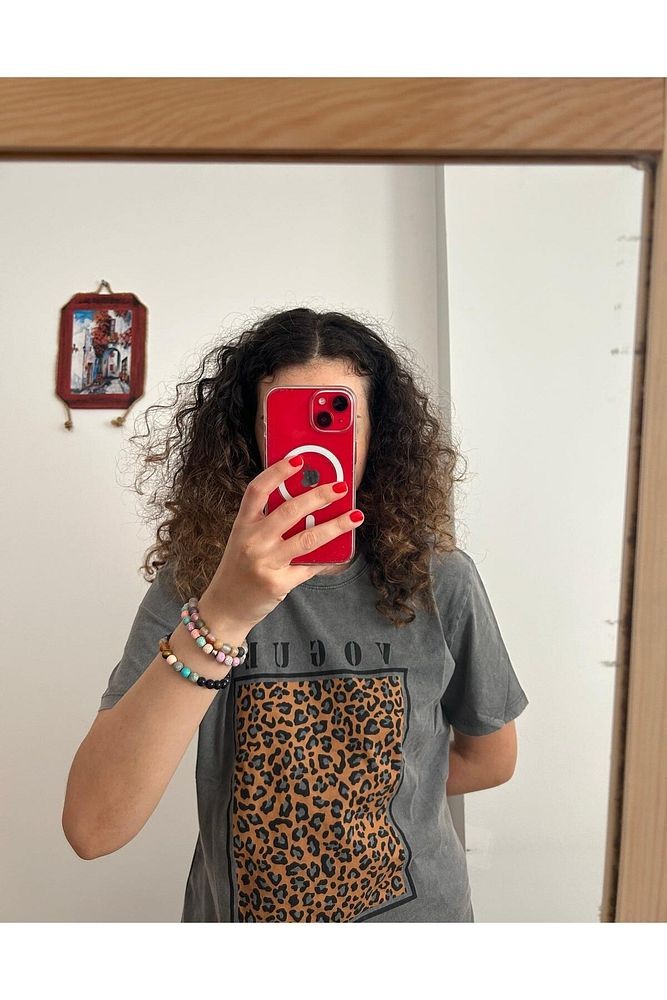 VOUGE Baskılı Kadın T-Shirt