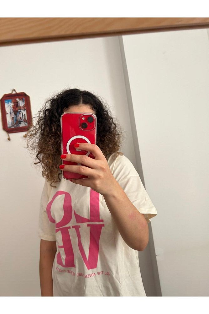 LOVE Yazılı Kadın T-Shirt