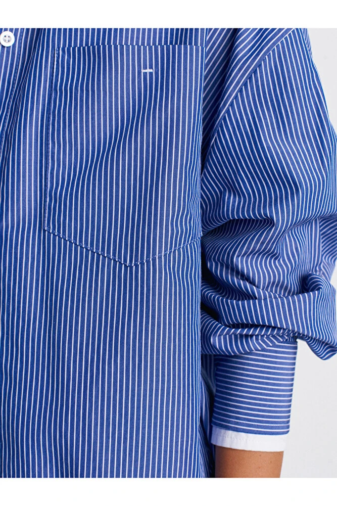 50527 Kontrast Gömlek-Mavi