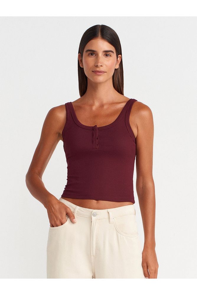 21096 Askılı Top-Bordo