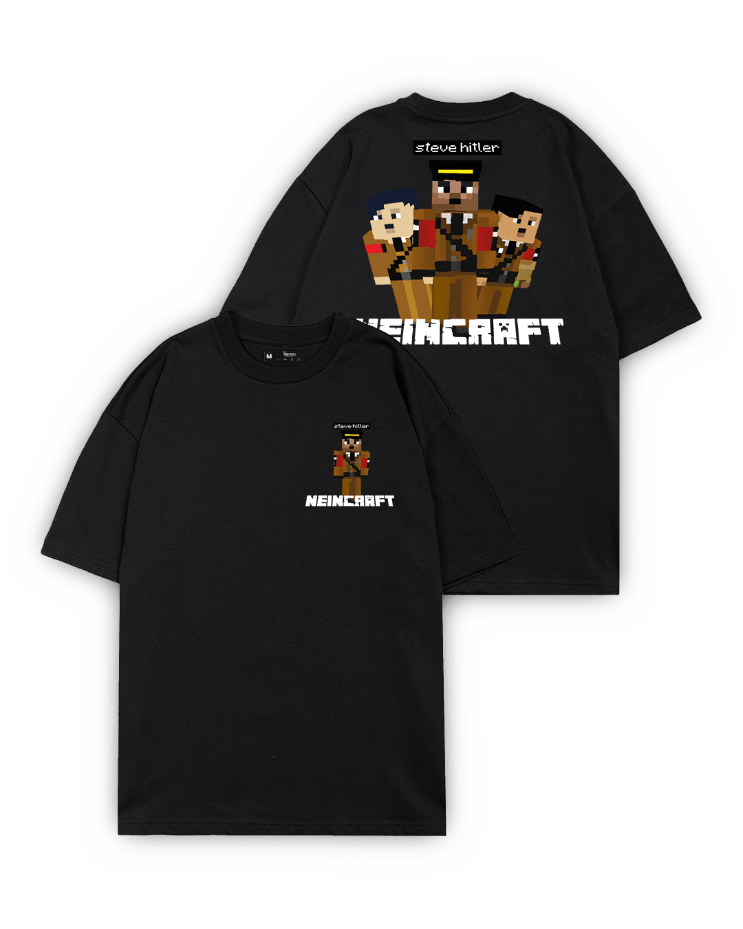 Neincraft Oversize Siyah T-Shit