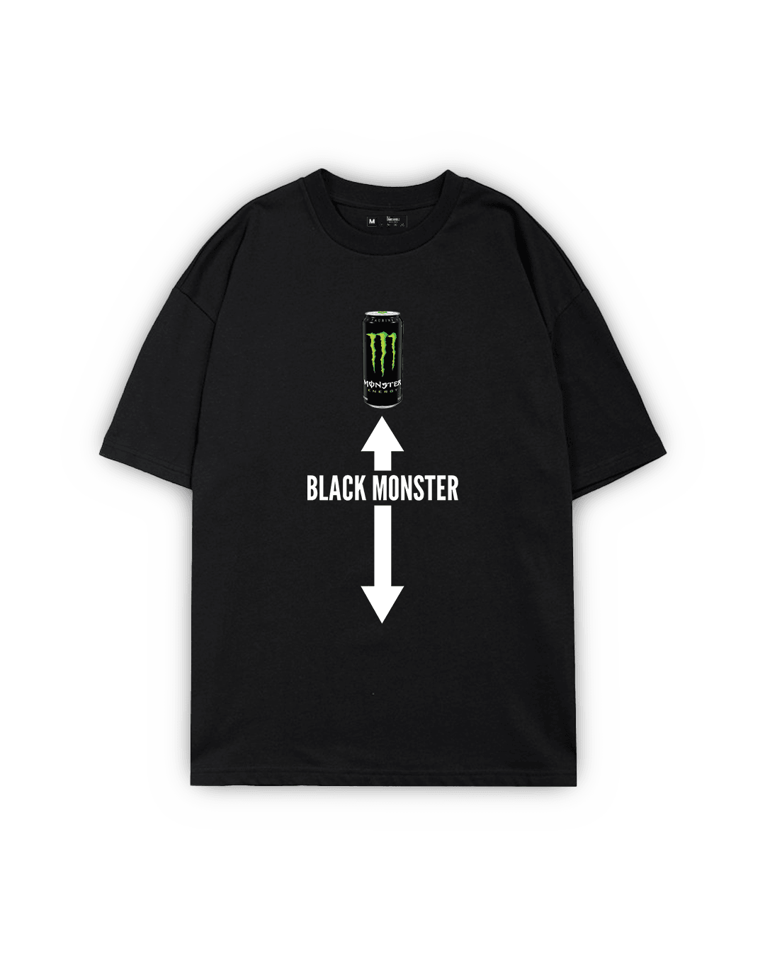 Black Monster Oversize T-Shit 