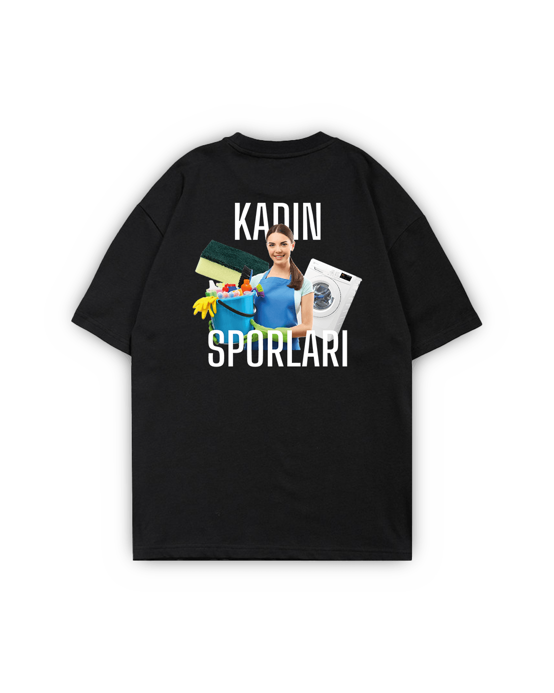 Kadın Sporları Oversize T-Shit