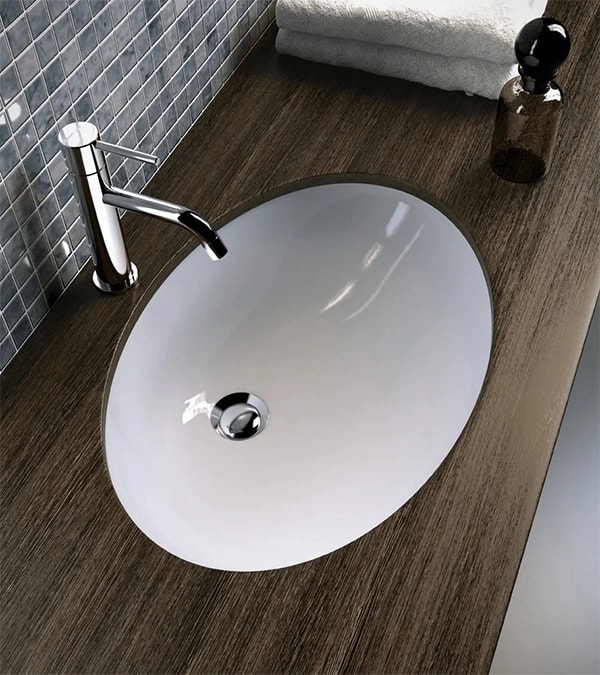 H8112990000001 LIPSY Tezga Altı Lavabo 565x410 mm Beyaz 