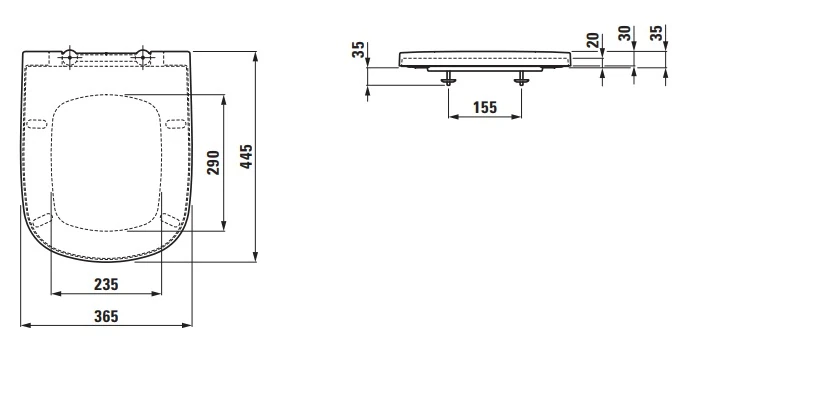 H8918020000001 PALOMBA COLLECTION/INO Klozet Kapağı ve Oturağı Yavaş Kapanır Çıkarılabilir Beyaz