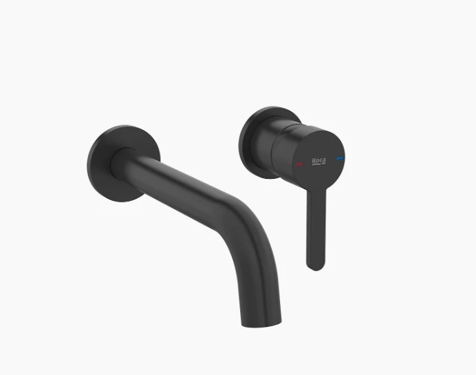 A5A358ANBK Carelia Ankastre Lavabo Bataryası Mat Siyah