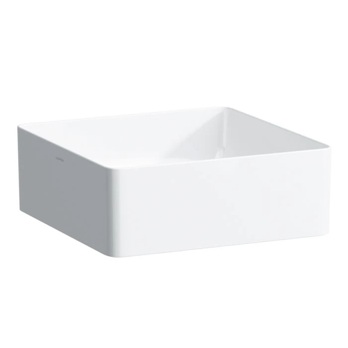 H8114337571121 LIVING Kare Çanak Lavabo 360x360 mm Mat Beyaz