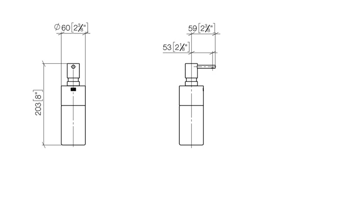 84435970-28 Tezgah Üstü Sabunluk Fırçalanmış Durabrass (23 Ayar Altın)