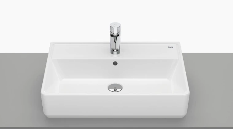 A3270MN000 The Gap Square Tezgah Üstü Lavabo 600x420 mm Beyaz