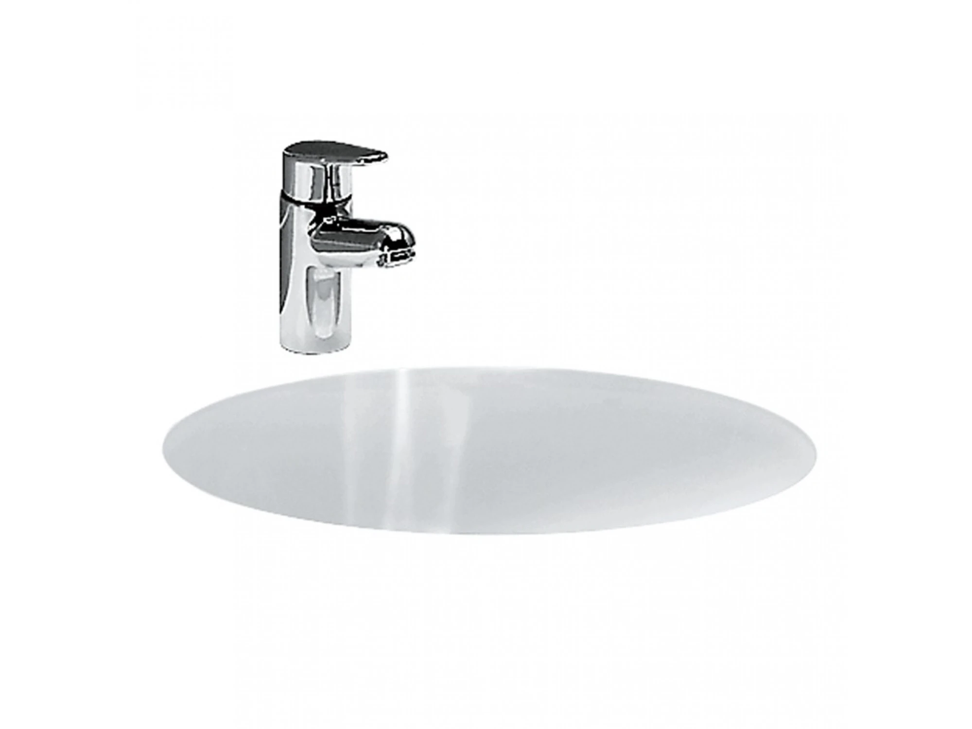 H8112990000001 LIPSY Tezga Altı Lavabo 565x410 mm Beyaz 