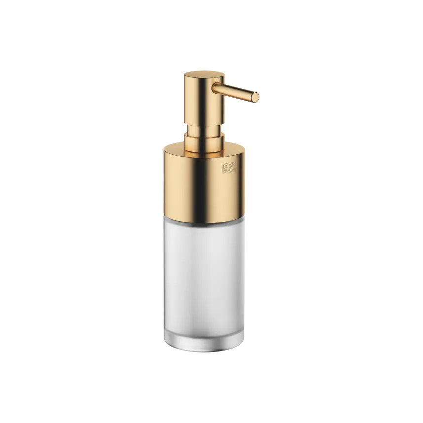 84435970-28 Tezgah Üstü Sabunluk Fırçalanmış Durabrass (23 Ayar Altın)