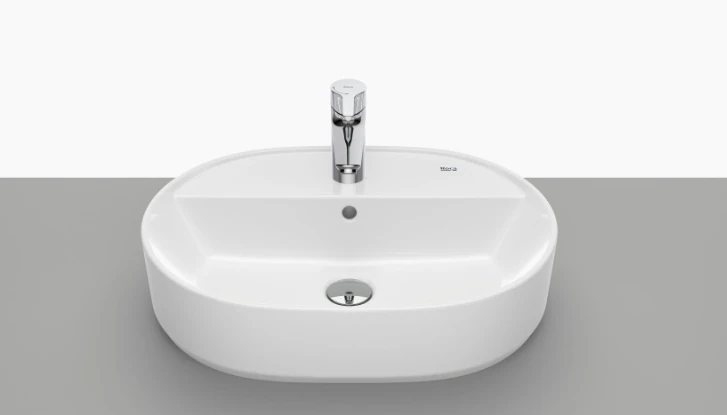 A3270Y0000 The Gap Round Tezgah Üstü Lavabo 550x400 mm Beyaz