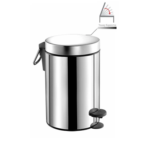 90680 Pedallı Çöp Kovası 5 LT