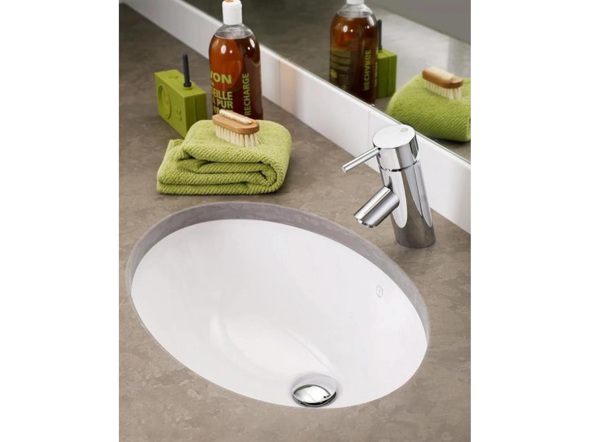 H8112990000001 LIPSY Tezga Altı Lavabo 565x410 mm Beyaz 