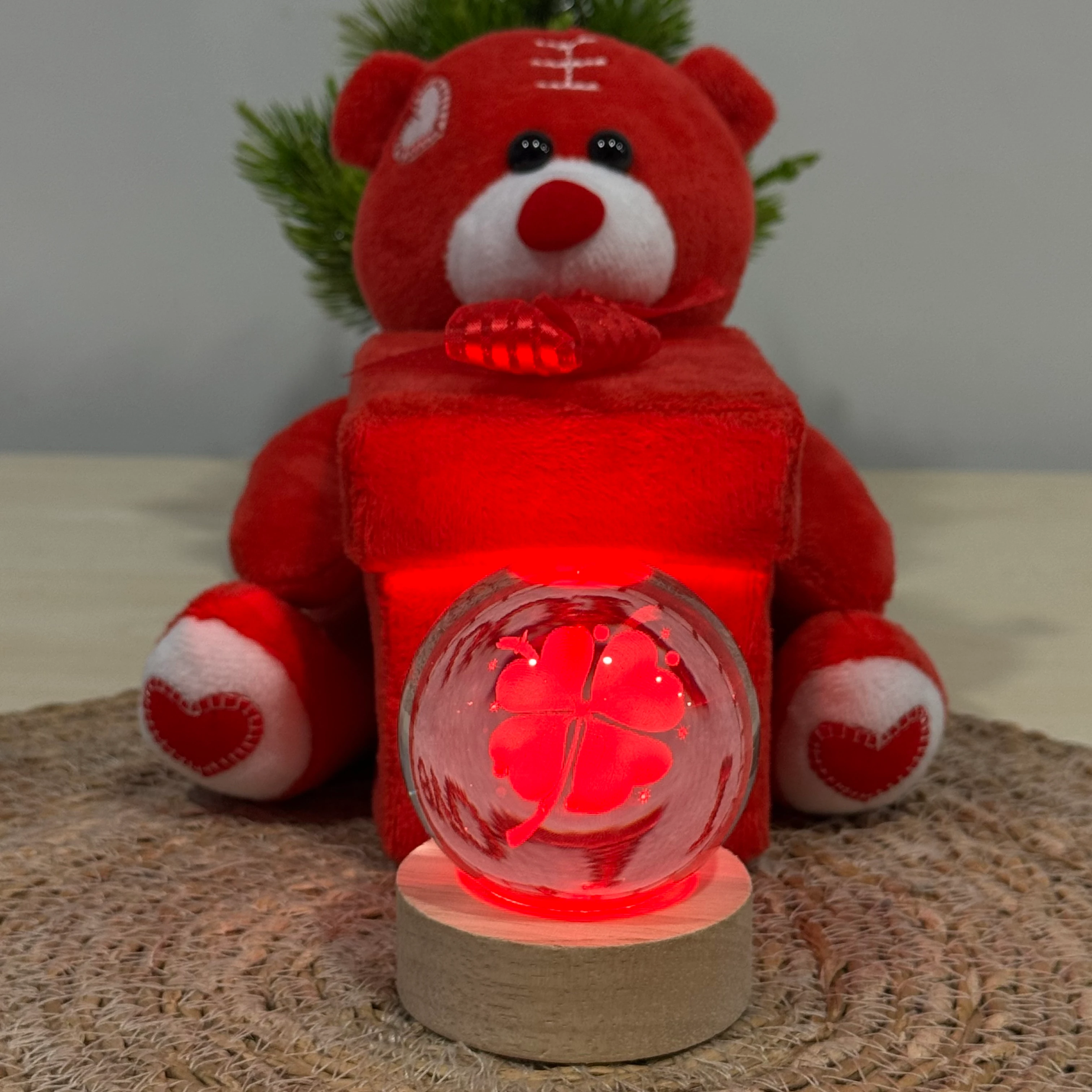 Ayıcıklı Kristal Küre