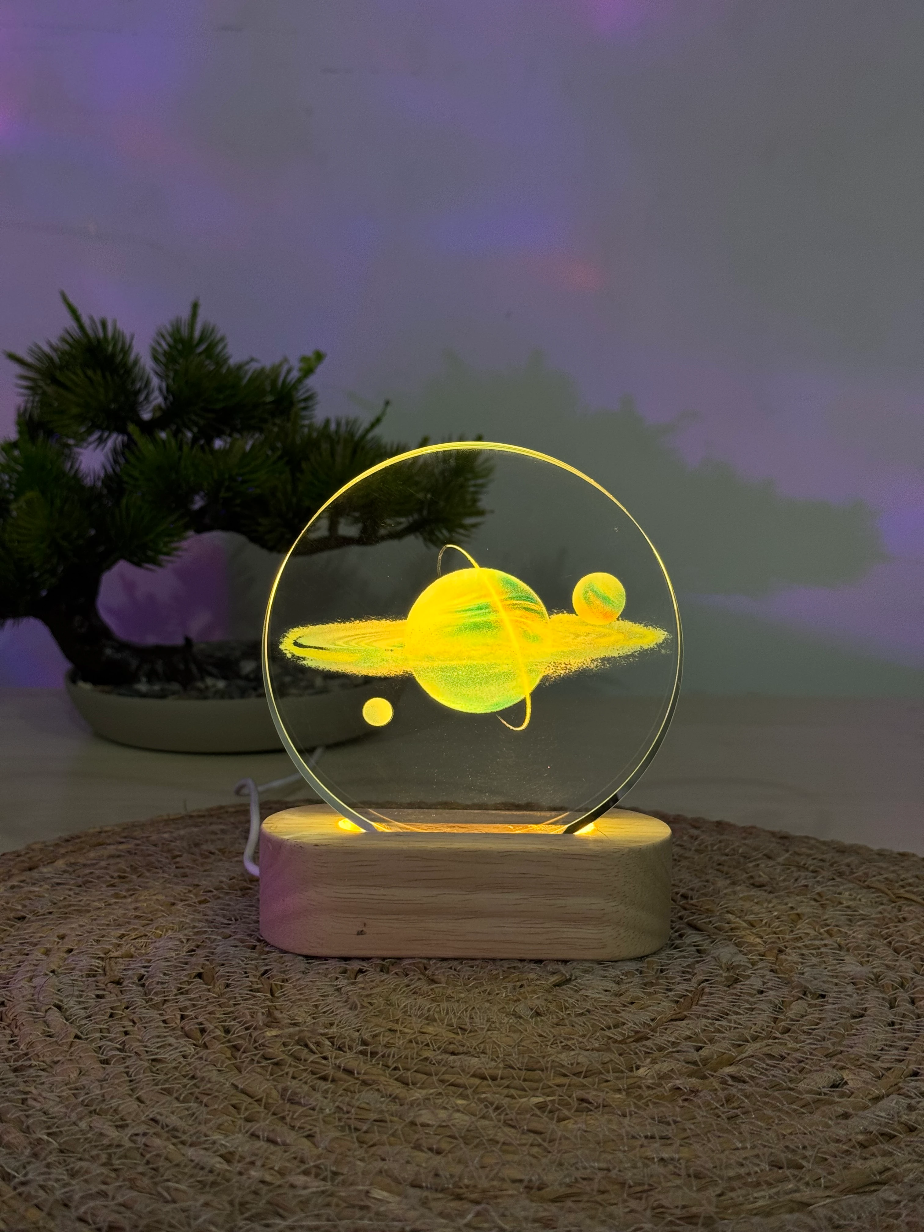 Satürn Gece Lambası