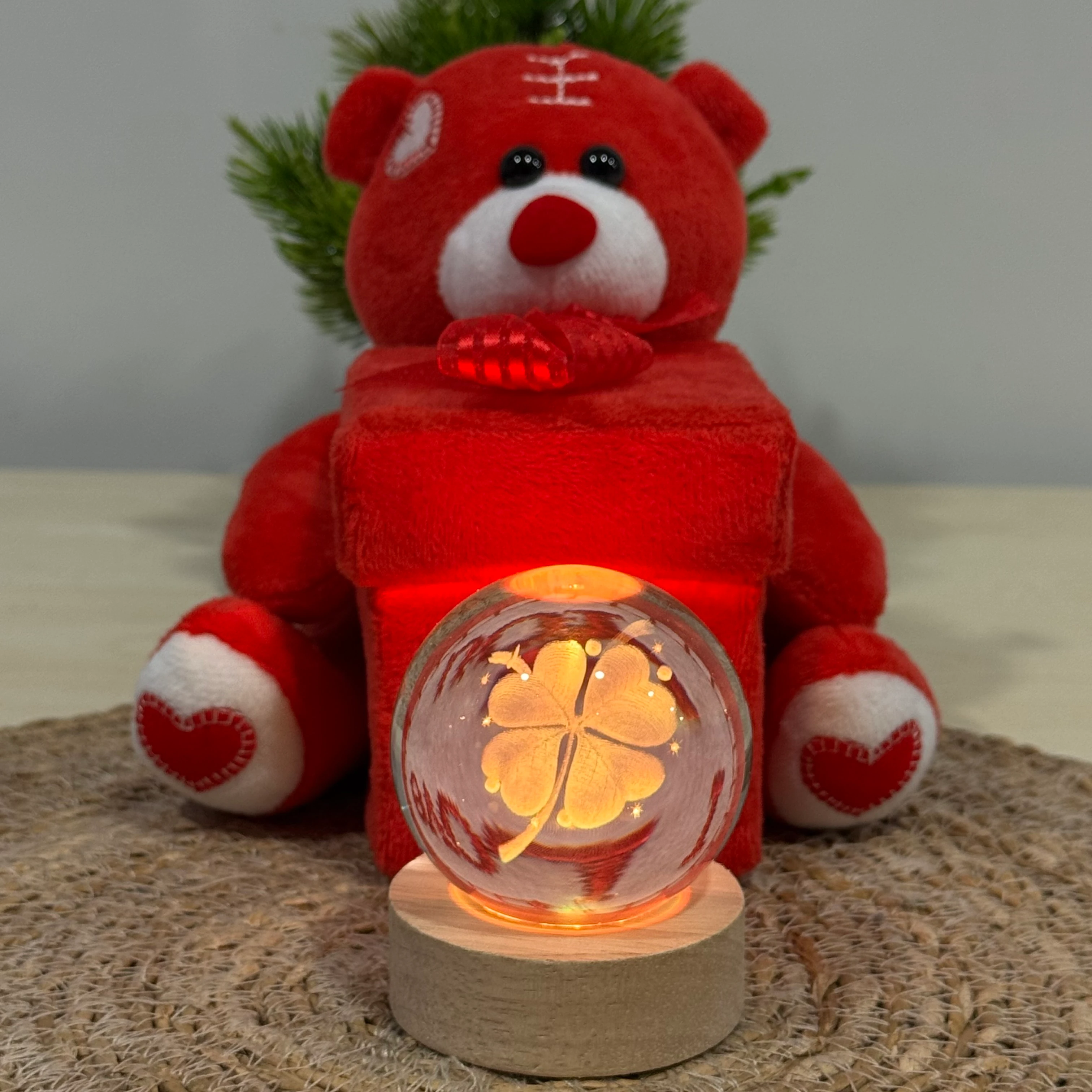 Ayıcıklı Kristal Küre