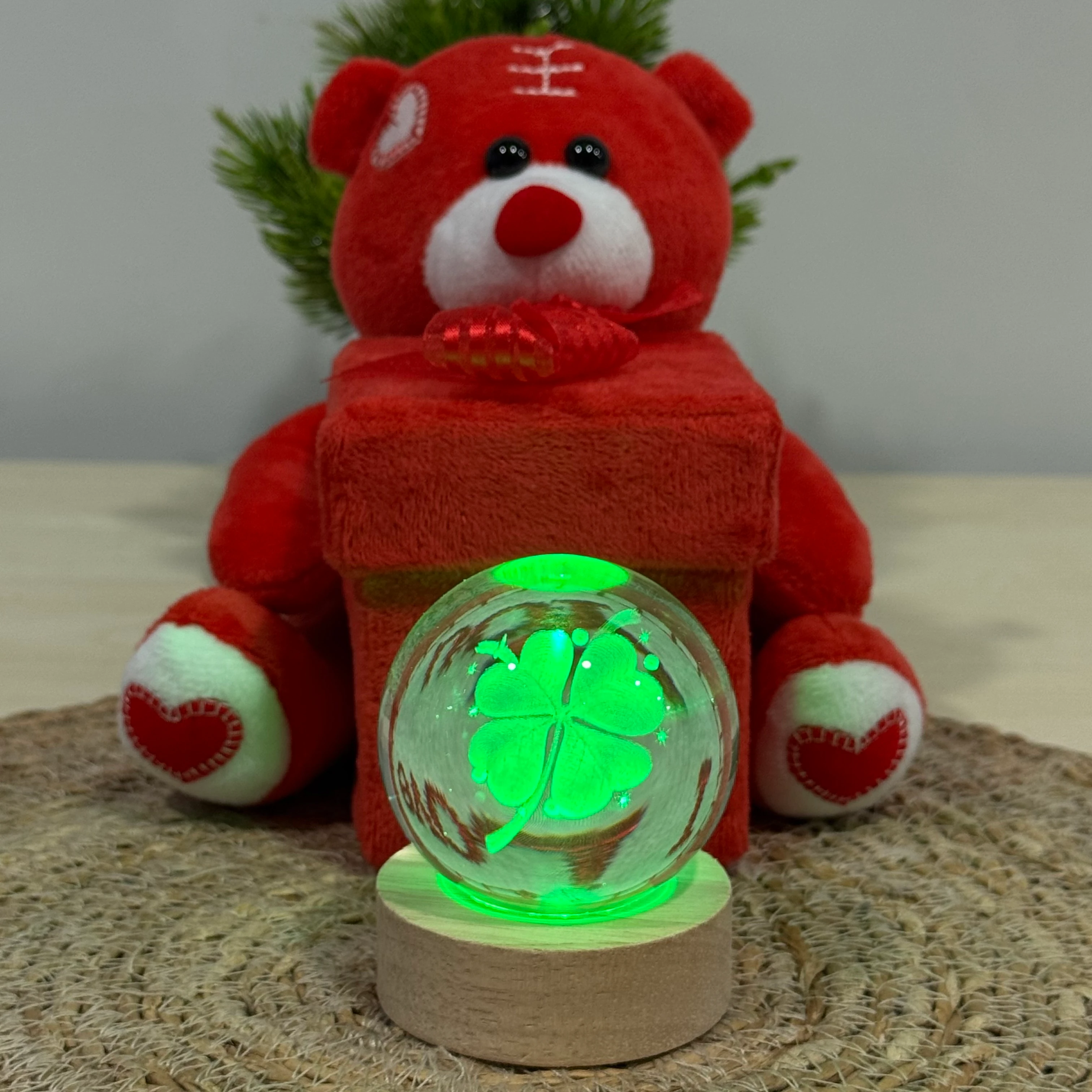 Ayıcıklı Kristal Küre