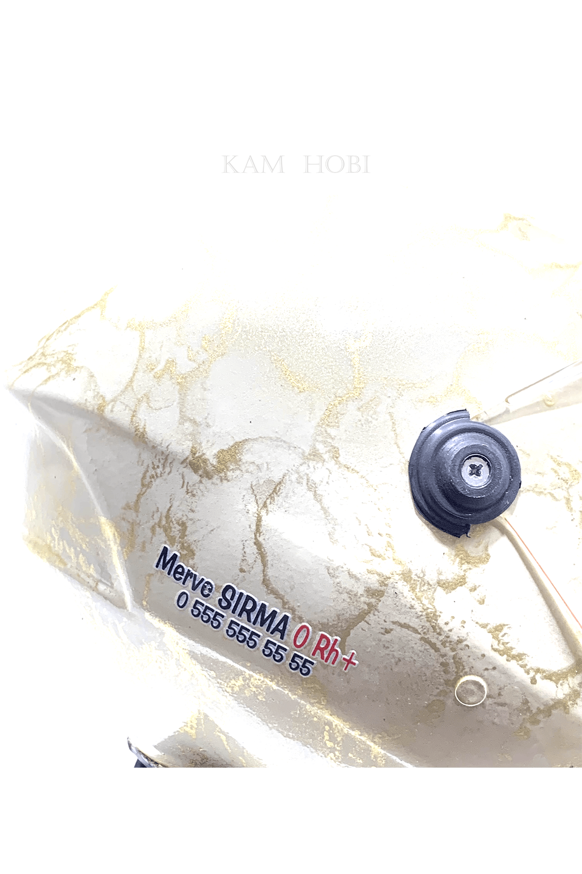 Kişiye Özel Tasarlanabilir Kask LATTE GOLD MODEL