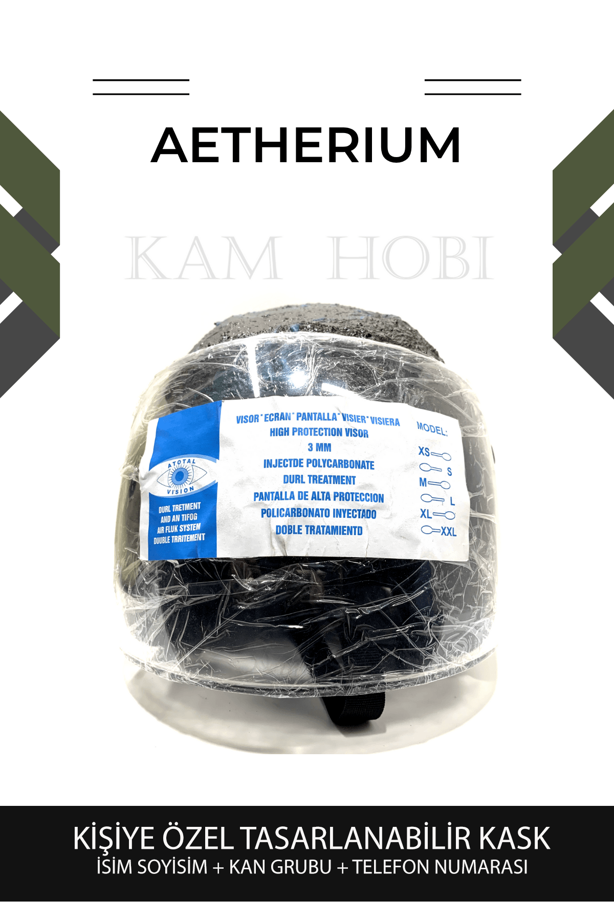 Kişiye Özel Tasarlanabilir Kask AETHERIUM MODEL