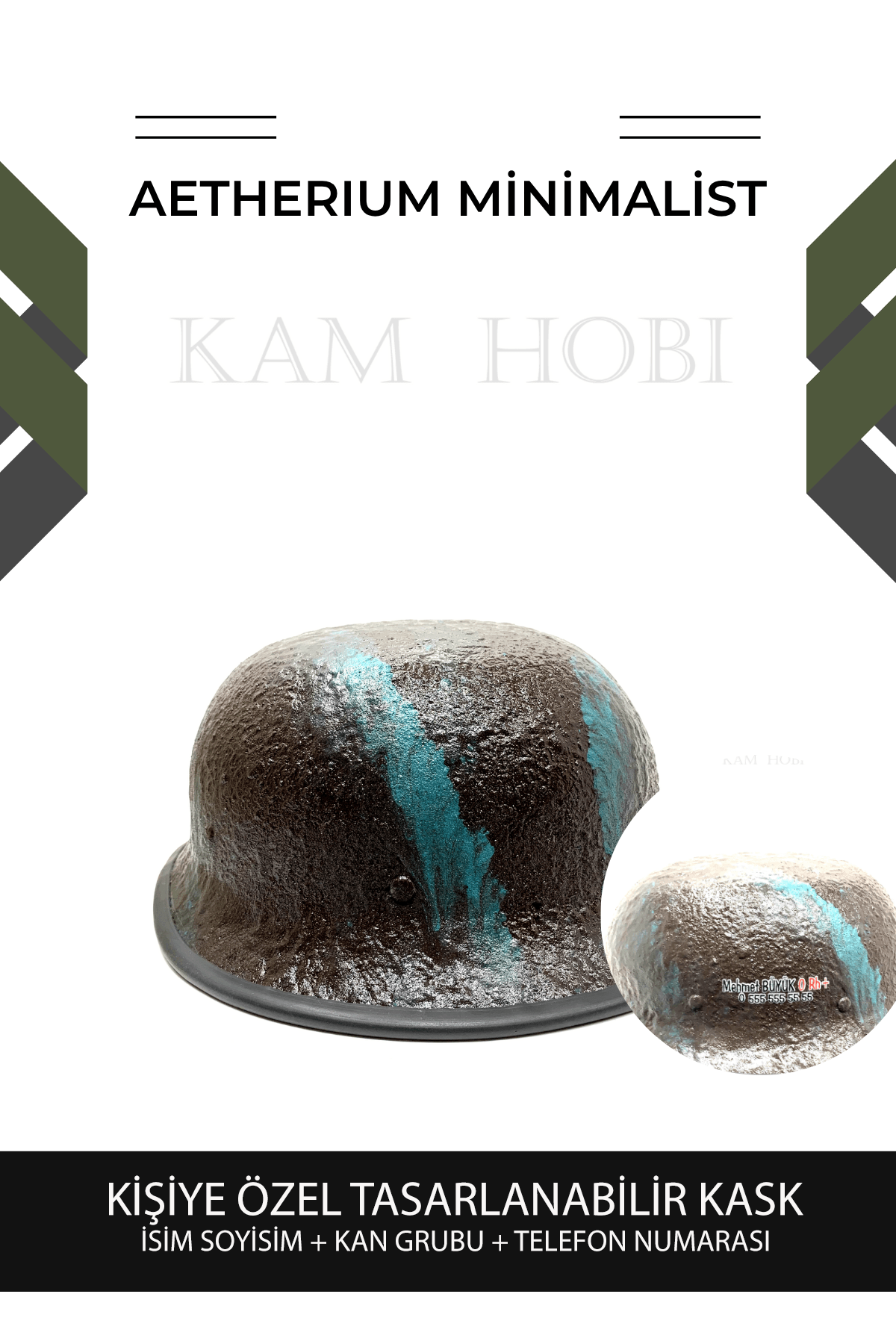 Kişiye Özel Tasarlanabilir Kask AETHERIUM MİNİMALİST MODEL