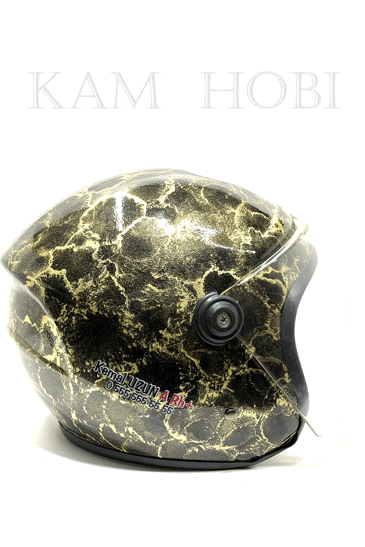Kişiye Özel Tasarlanabilir Kask BLACK GOLD EDİTİON MODEL