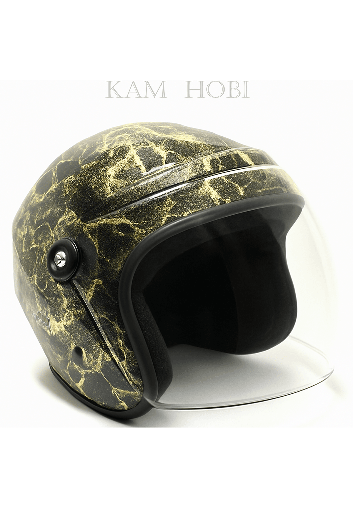 Kişiye Özel Tasarlanabilir Kask BLACK GOLD EDİTİON MODEL