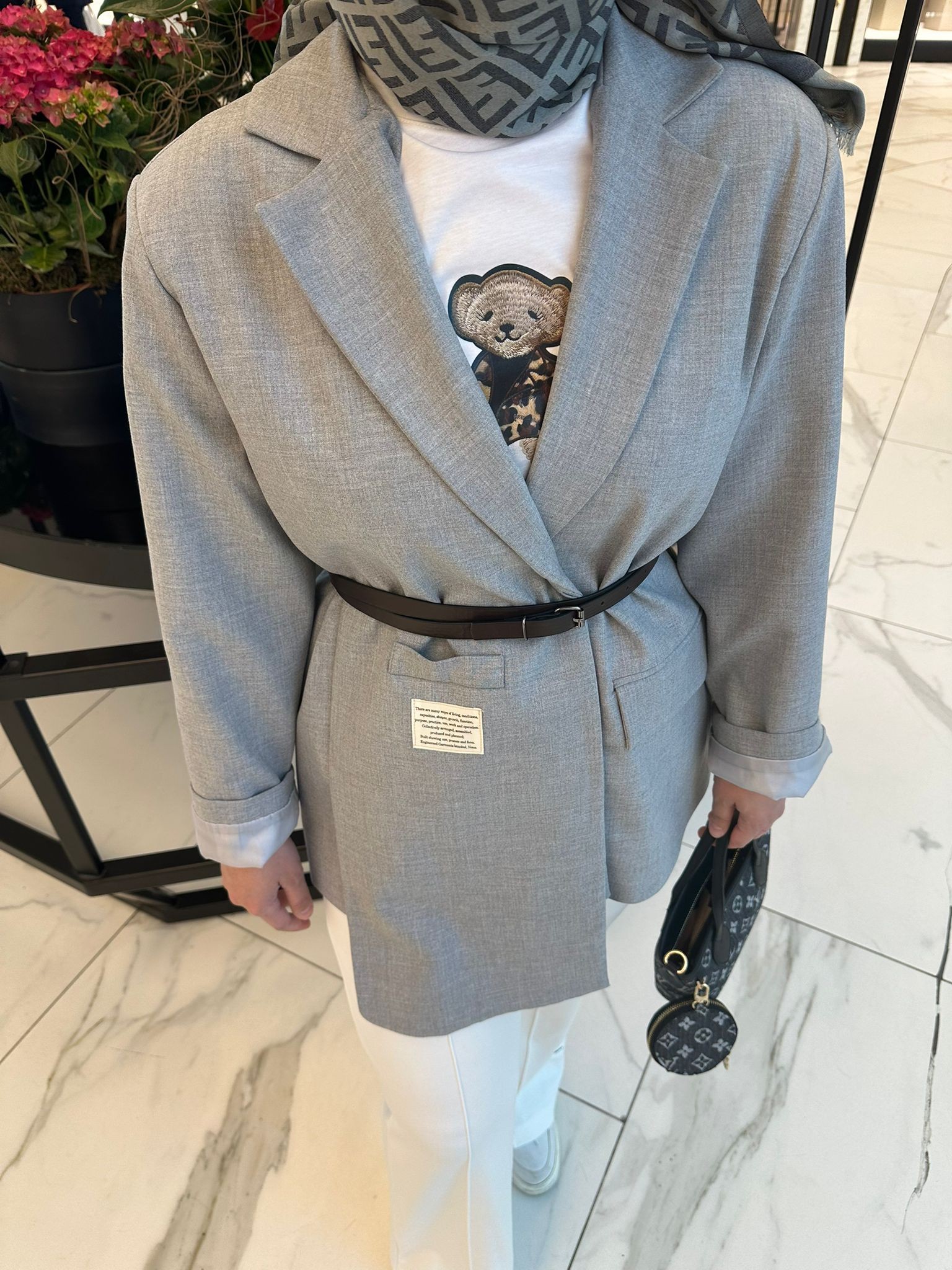 Asimetrik  Blazer Ceket