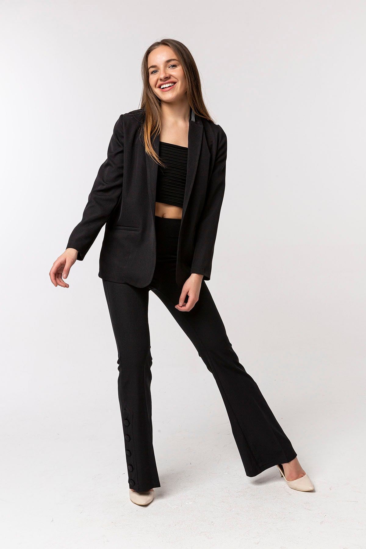 Siyah Blazer Ceket