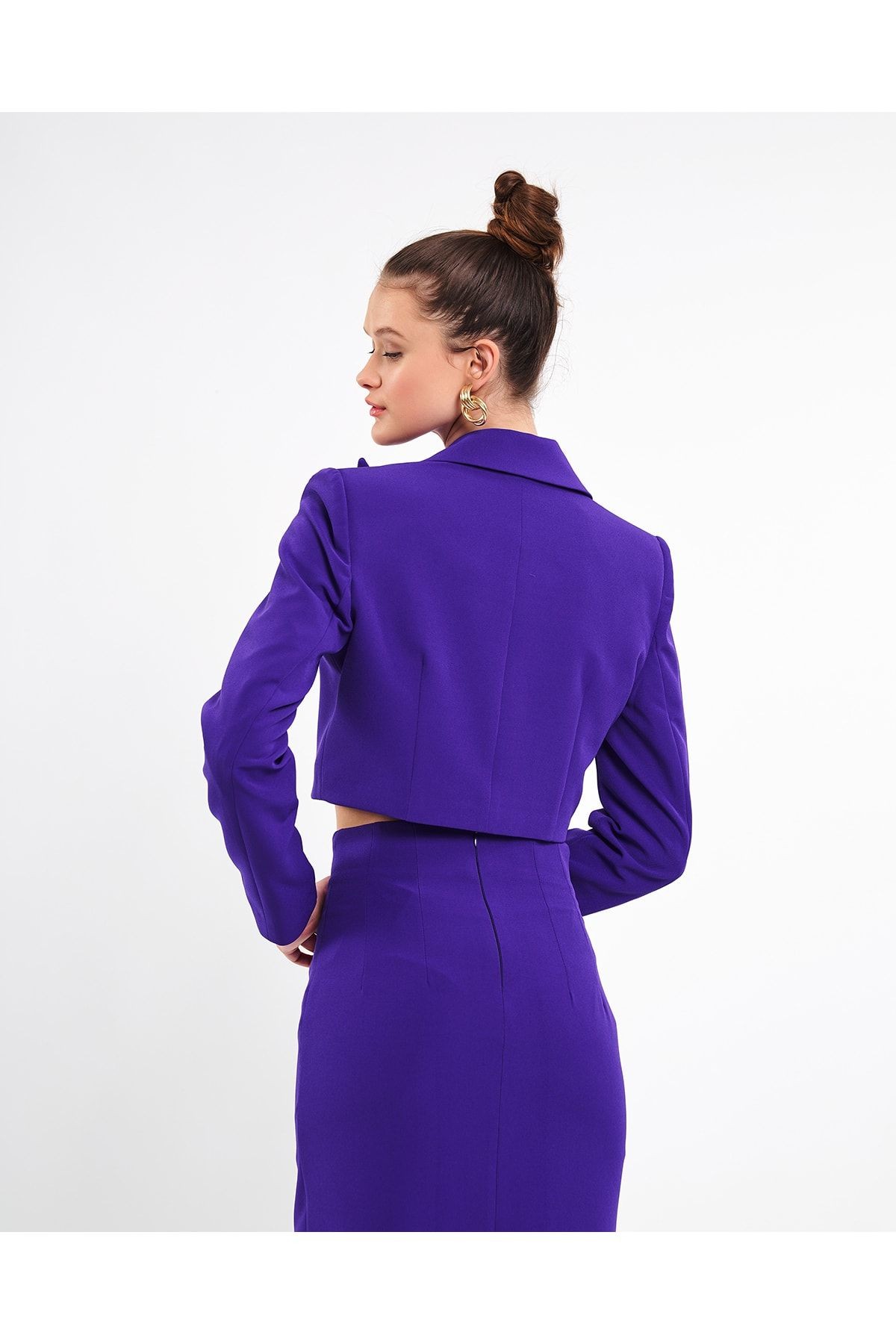 Kısa Blazer Ceket