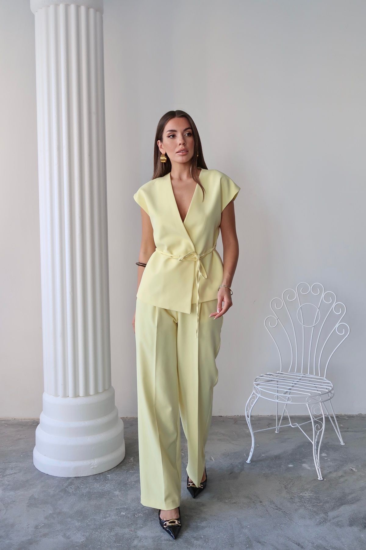 Serena Yelek - Pantolon Takım