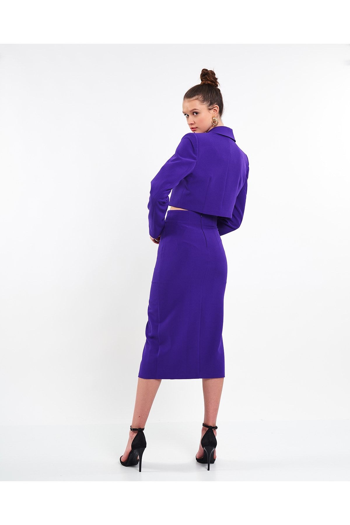 Kısa Blazer Ceket