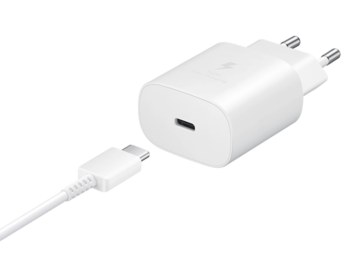 Samsung TA800 25W USB-C Pd 3.0 Adaptör Ve USB-C - USB-C Şarj Kablosu Beyaz