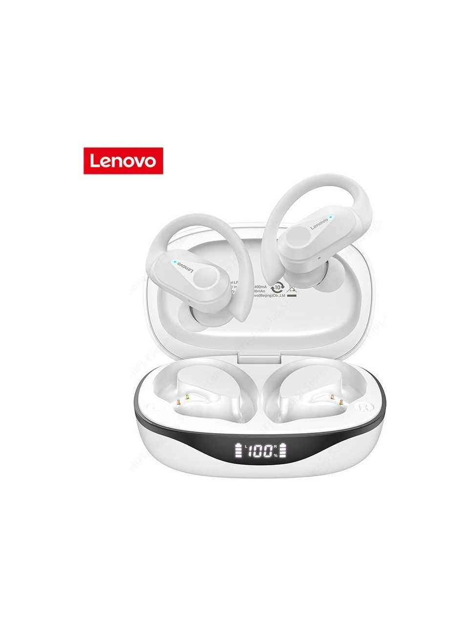 Lenovo Thinkplus LP75 Kablosuz Şarj Göstergeli Sporcu Bluetooth Kulaklık