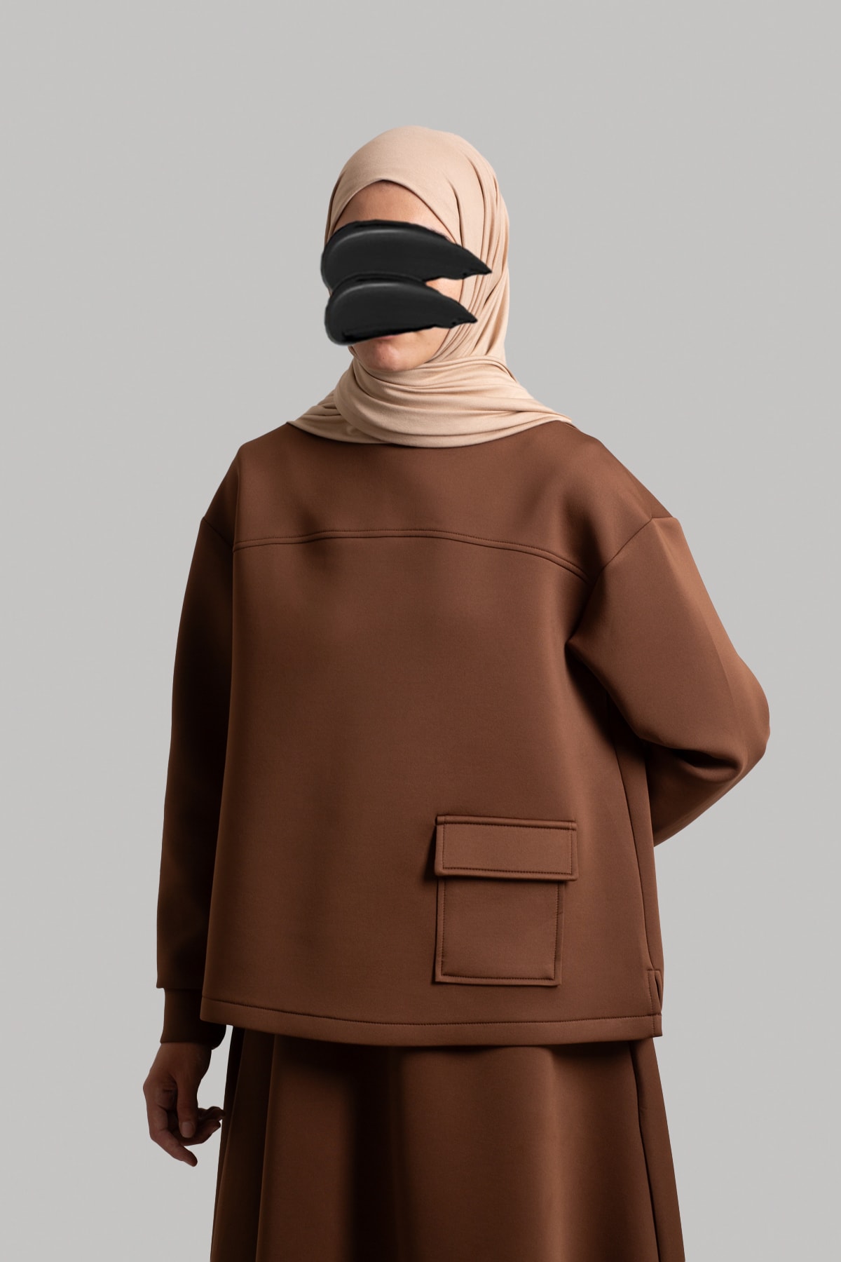 Puf Skuba Sweatshirt - Kahve