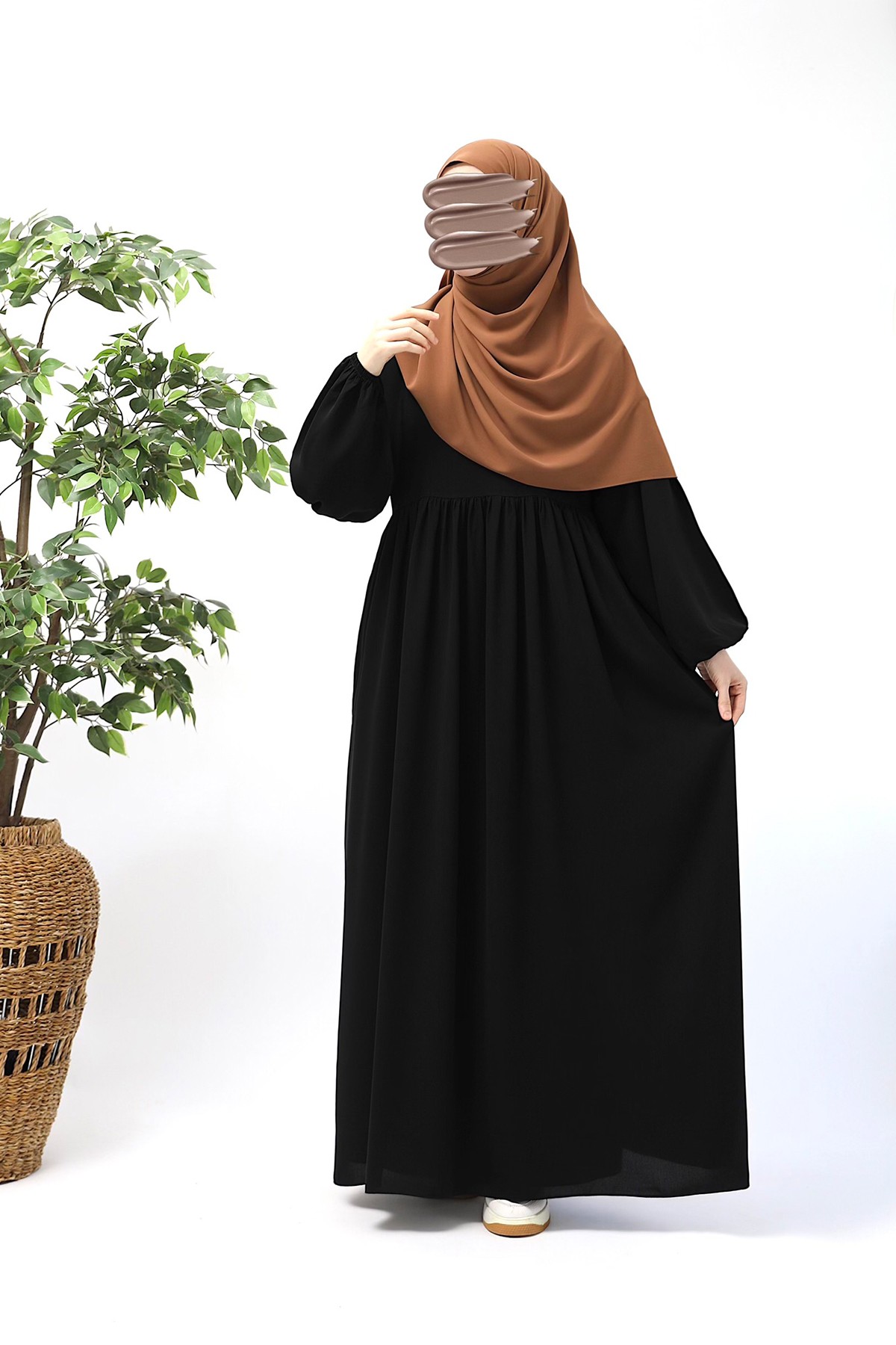 Rabia Elbise Ferace - Siyah