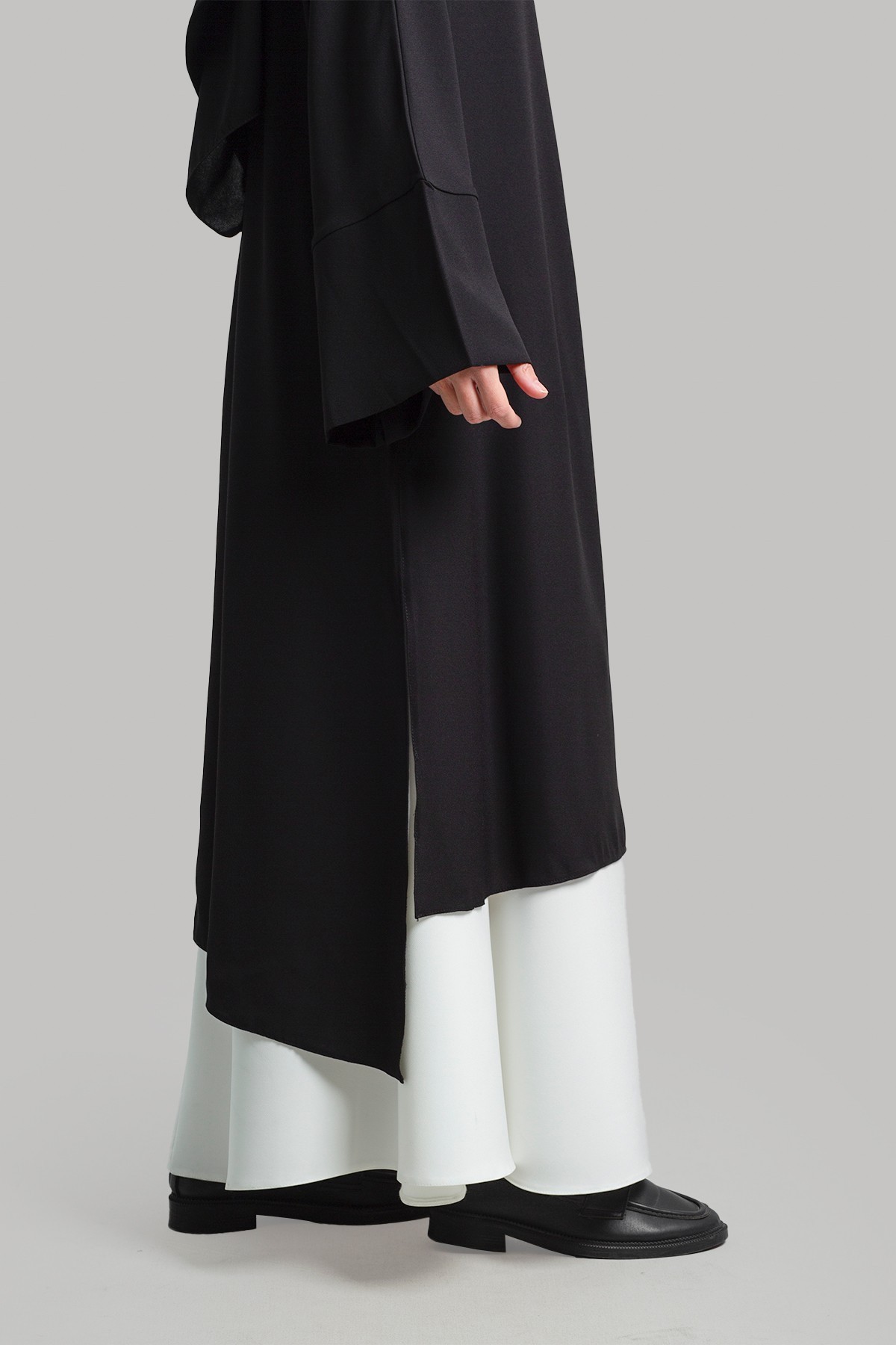 Krep Dökümlü Tunik