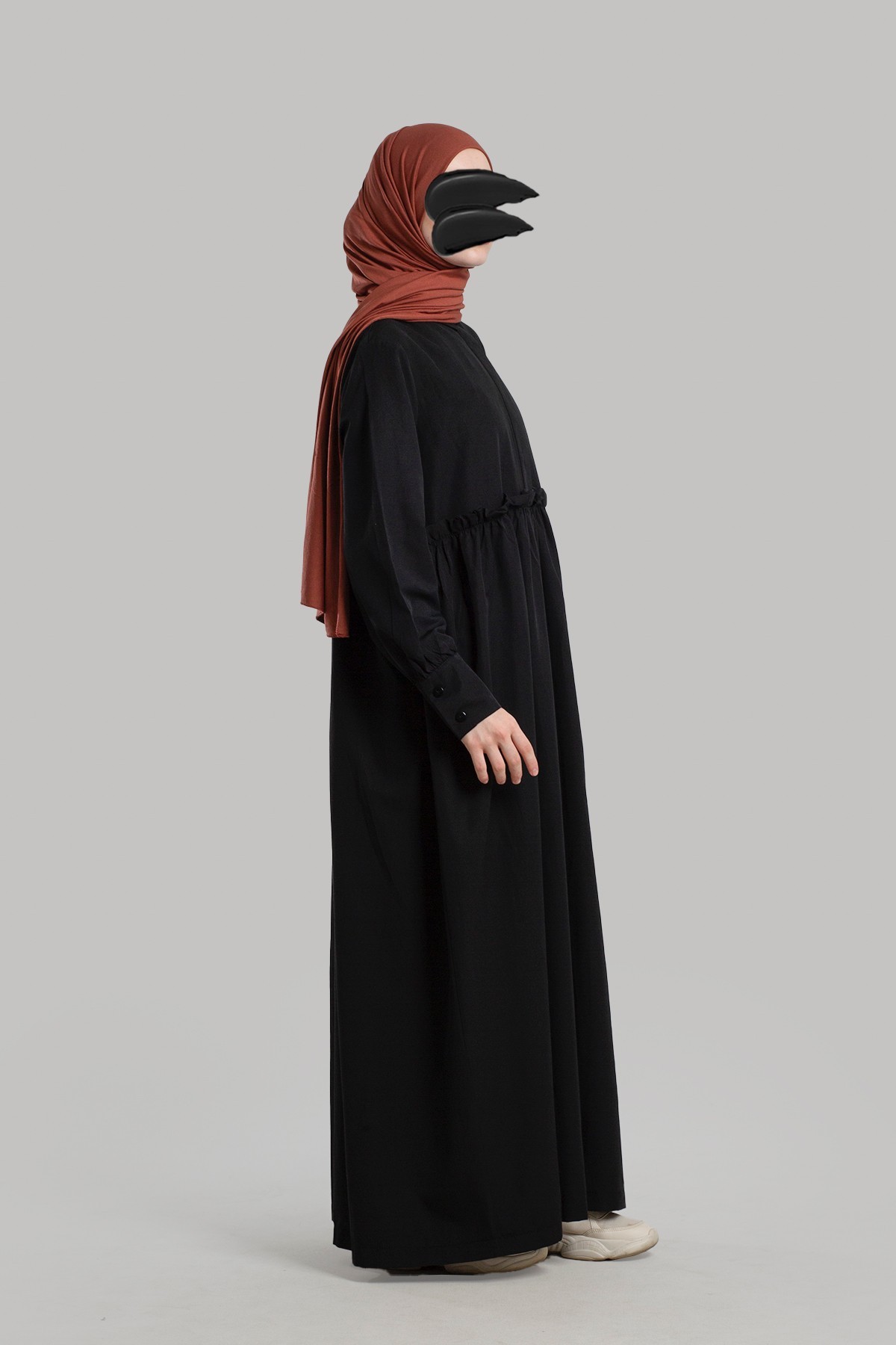 Poplin Tesettür Elbise
