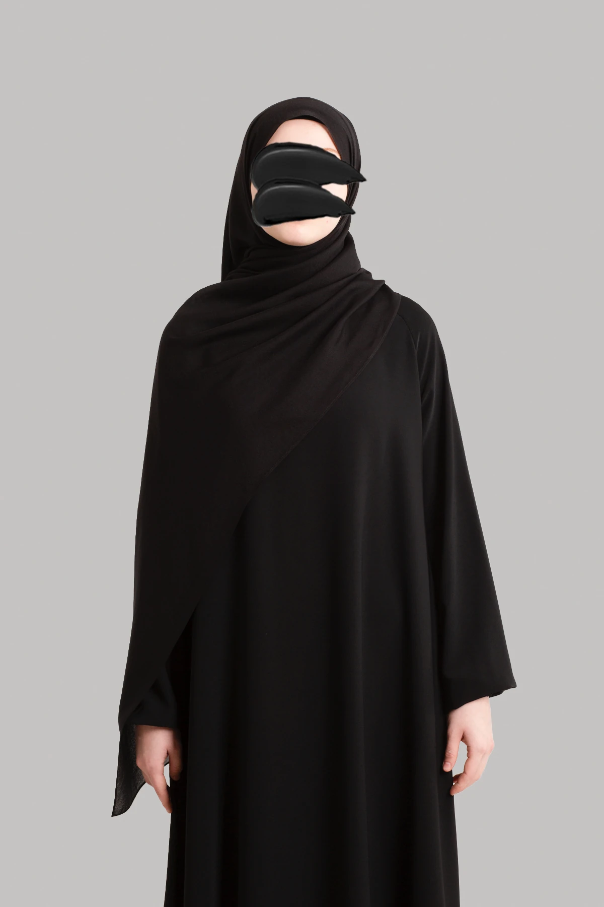 Paris İpeği Şal - Siyah