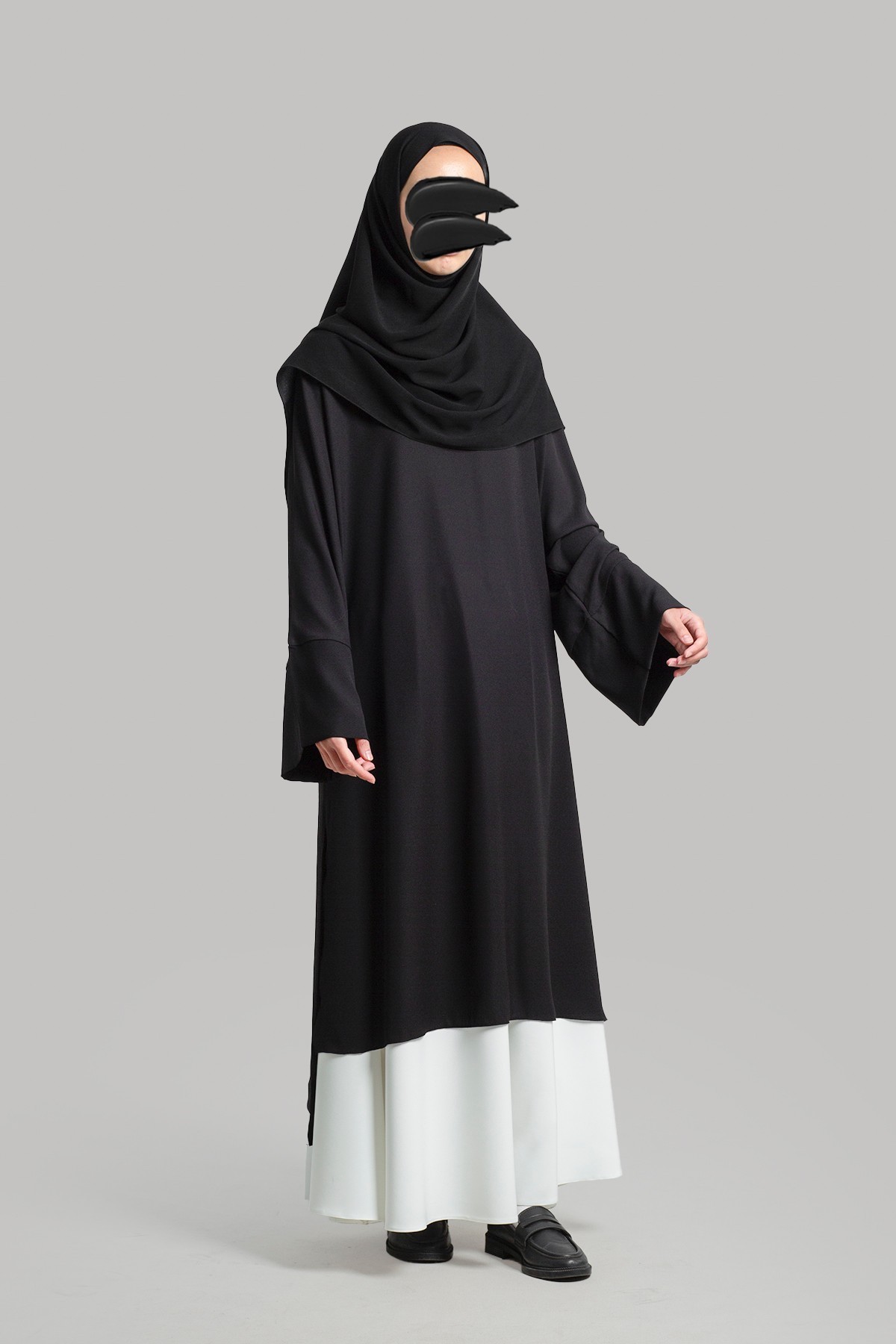Krep Dökümlü Tunik