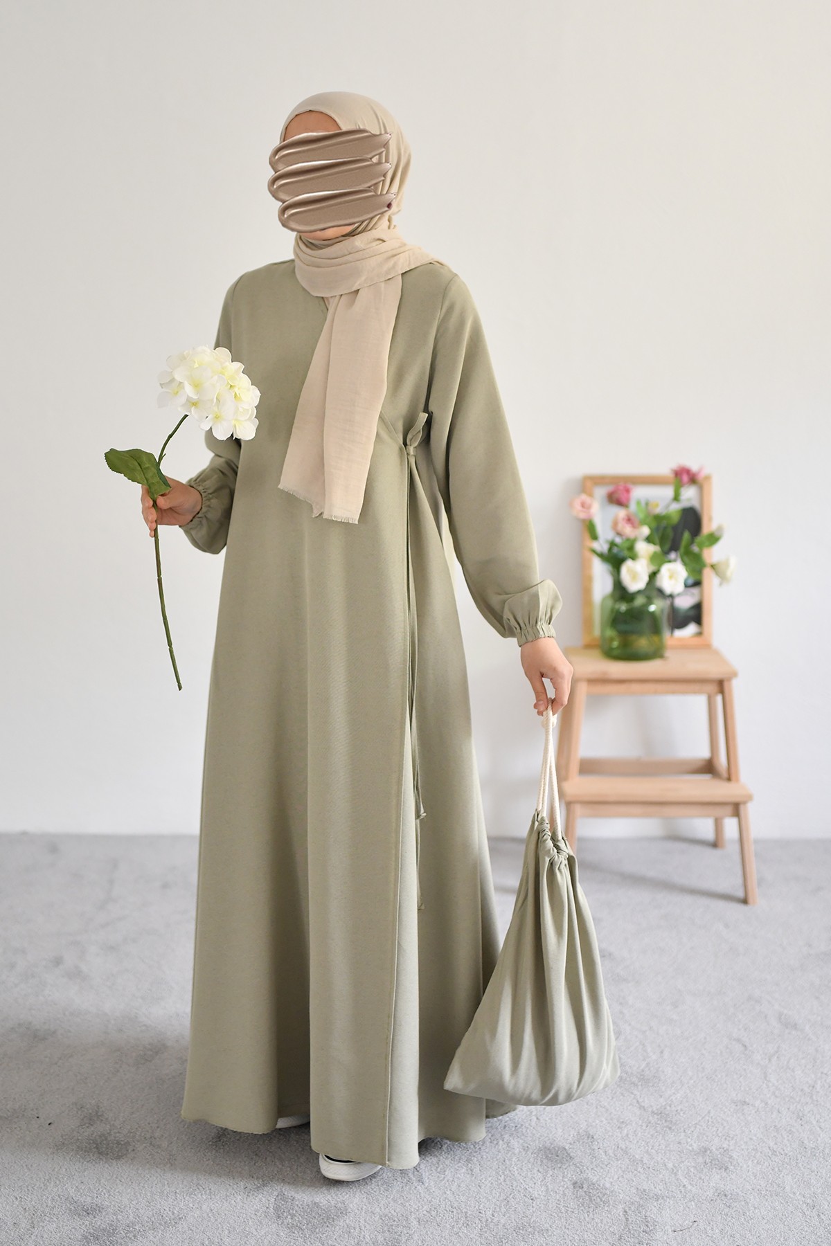 Namaz Elbisesi - Soft Yeşil