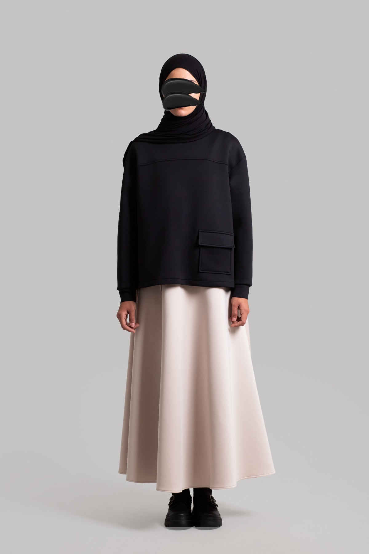 Puf Skuba Sweatshirt - Siyah