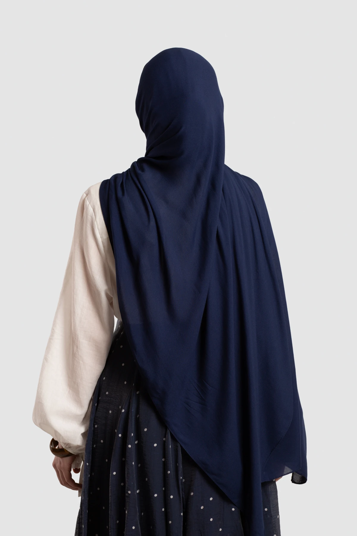 Soft Viscose Scarf | Navy Blue