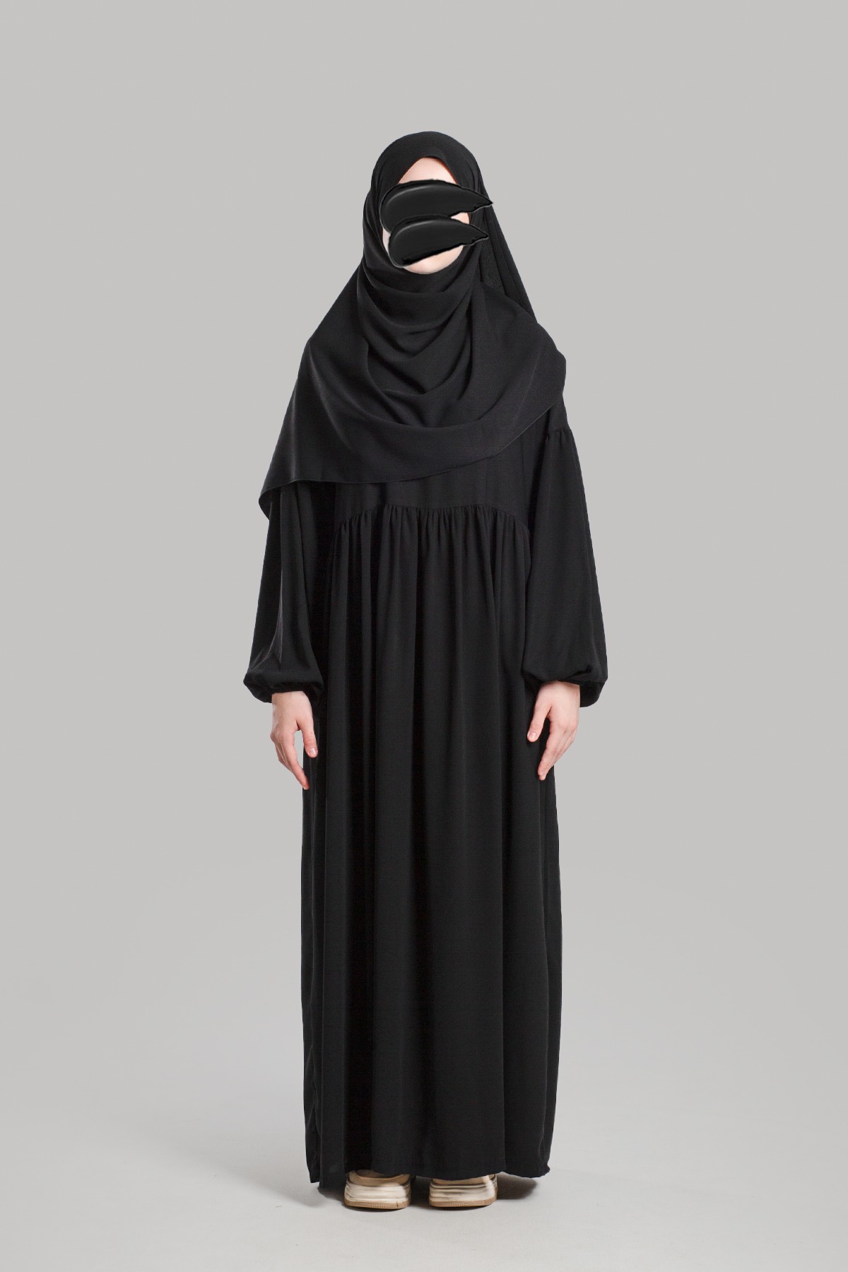 Rabia Elbise Ferace - Siyah