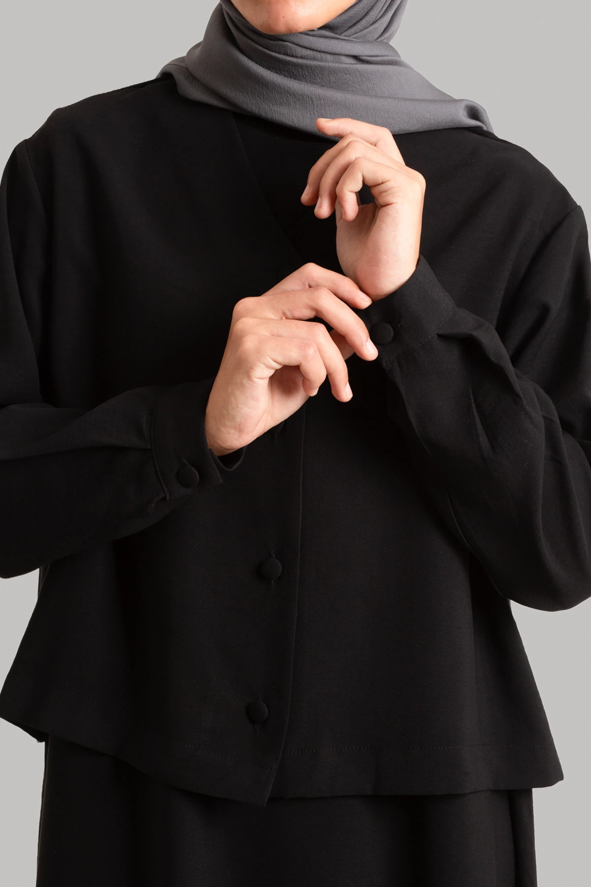 Modal Jile Elbise Ceket Takım