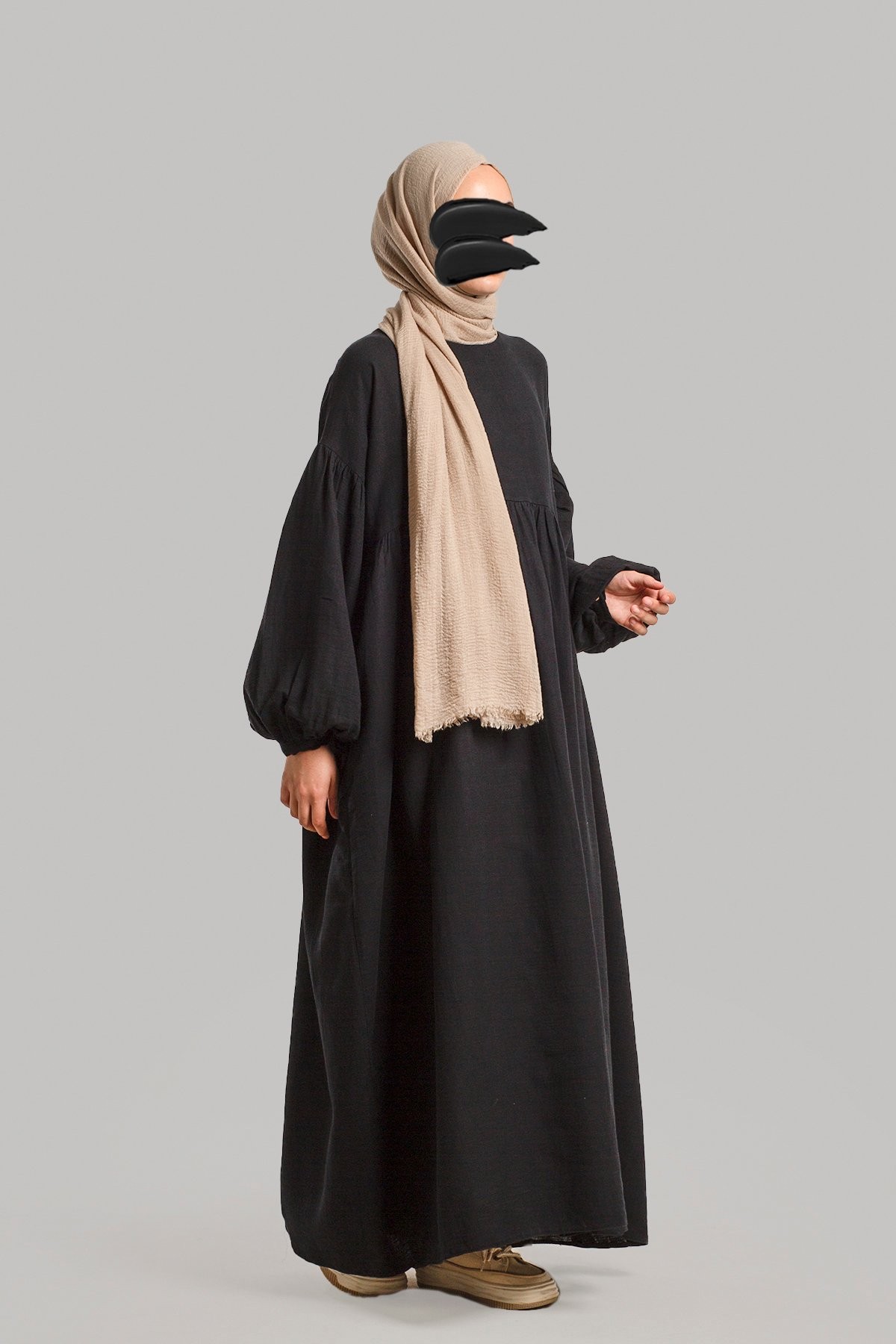 Oversize Müslin Elbise