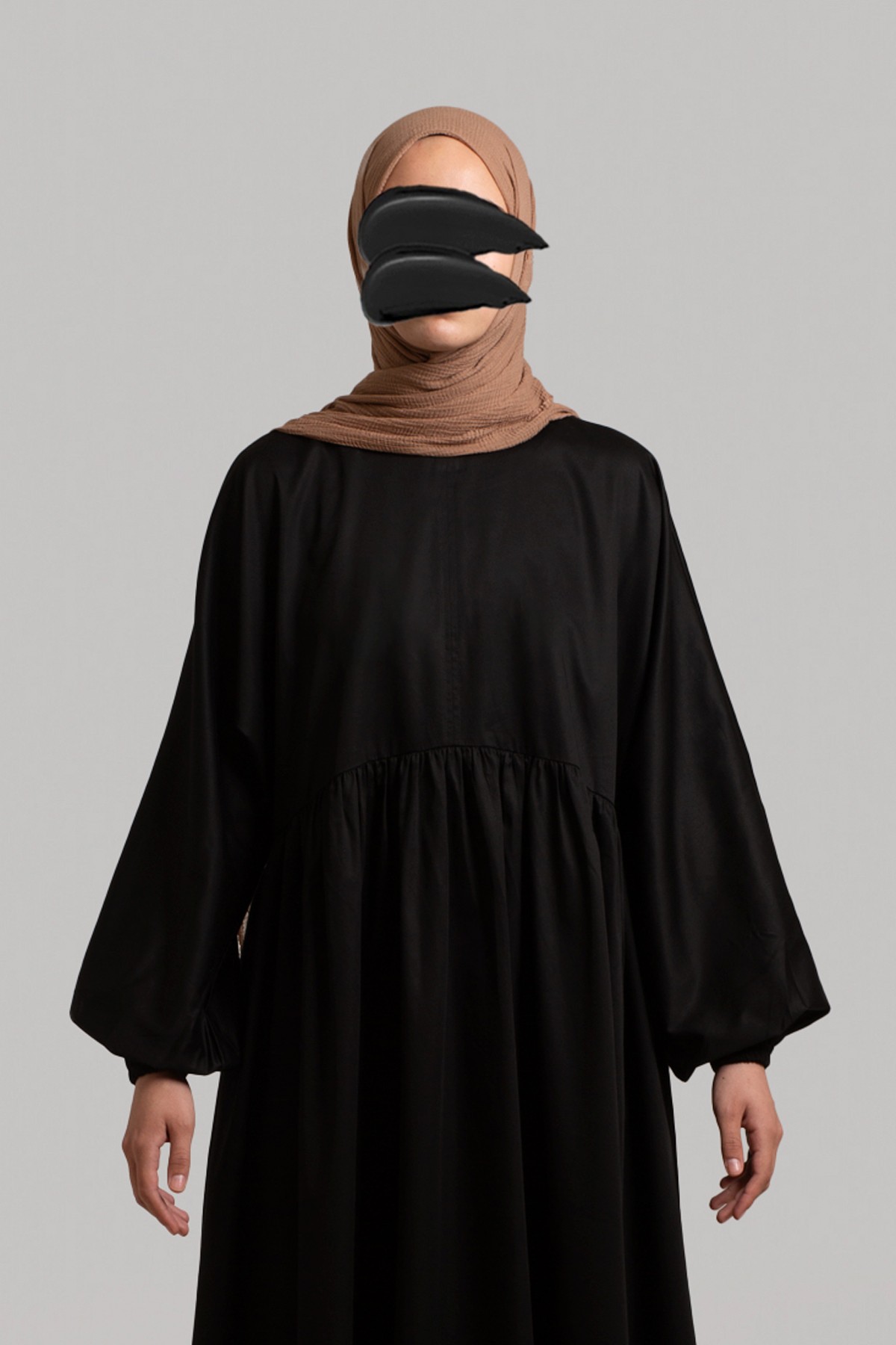 Basic Pamuk Saten Elbise